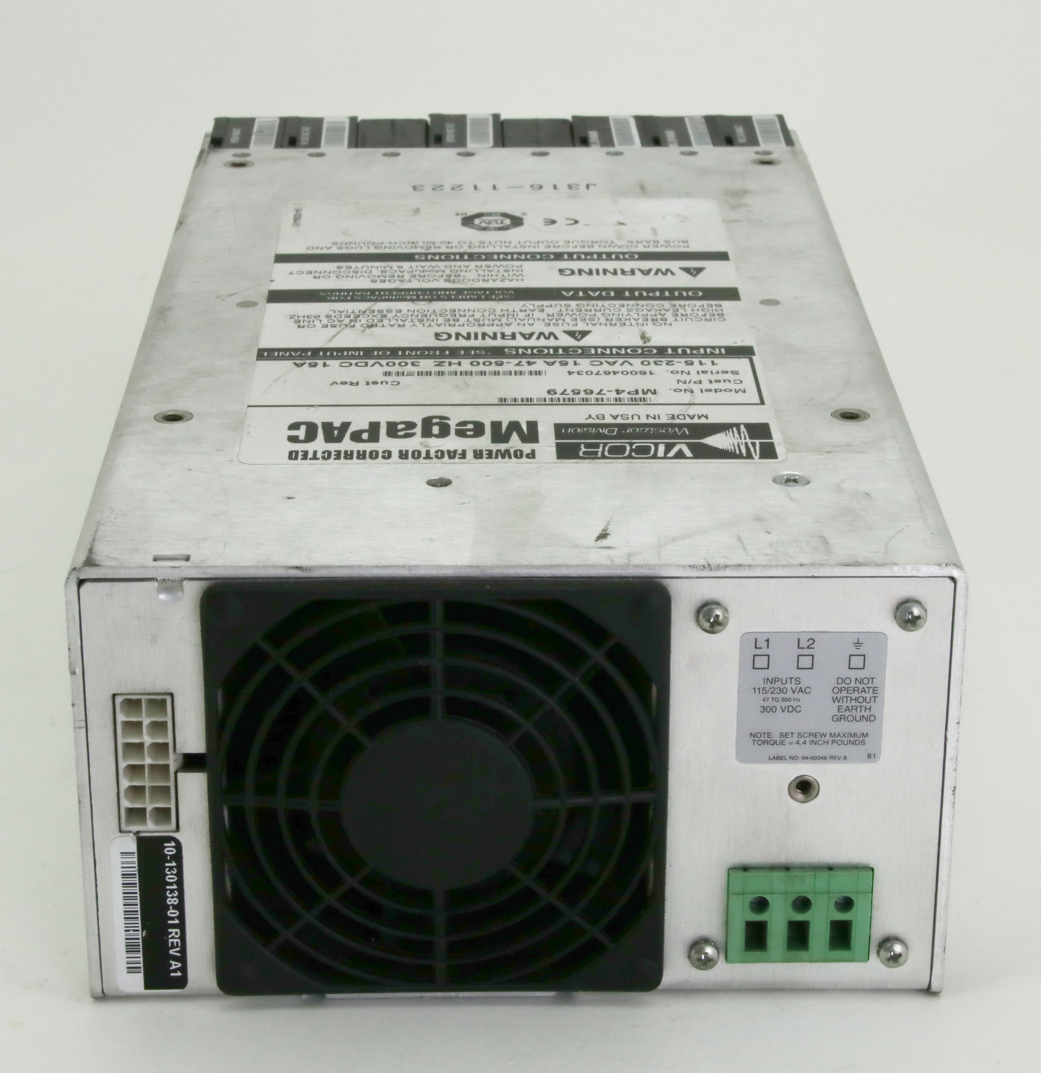 11223 VICOR MEGAPAC, 115-230 VAC, 47-500 HZ MP4-76579 | eBay